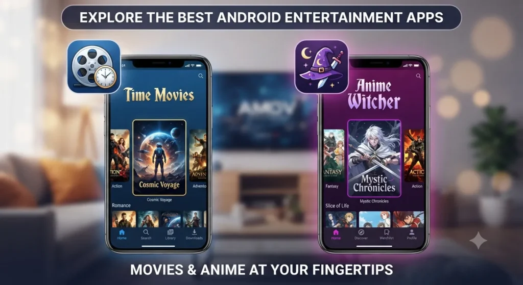 Entertainment and Anime Apps